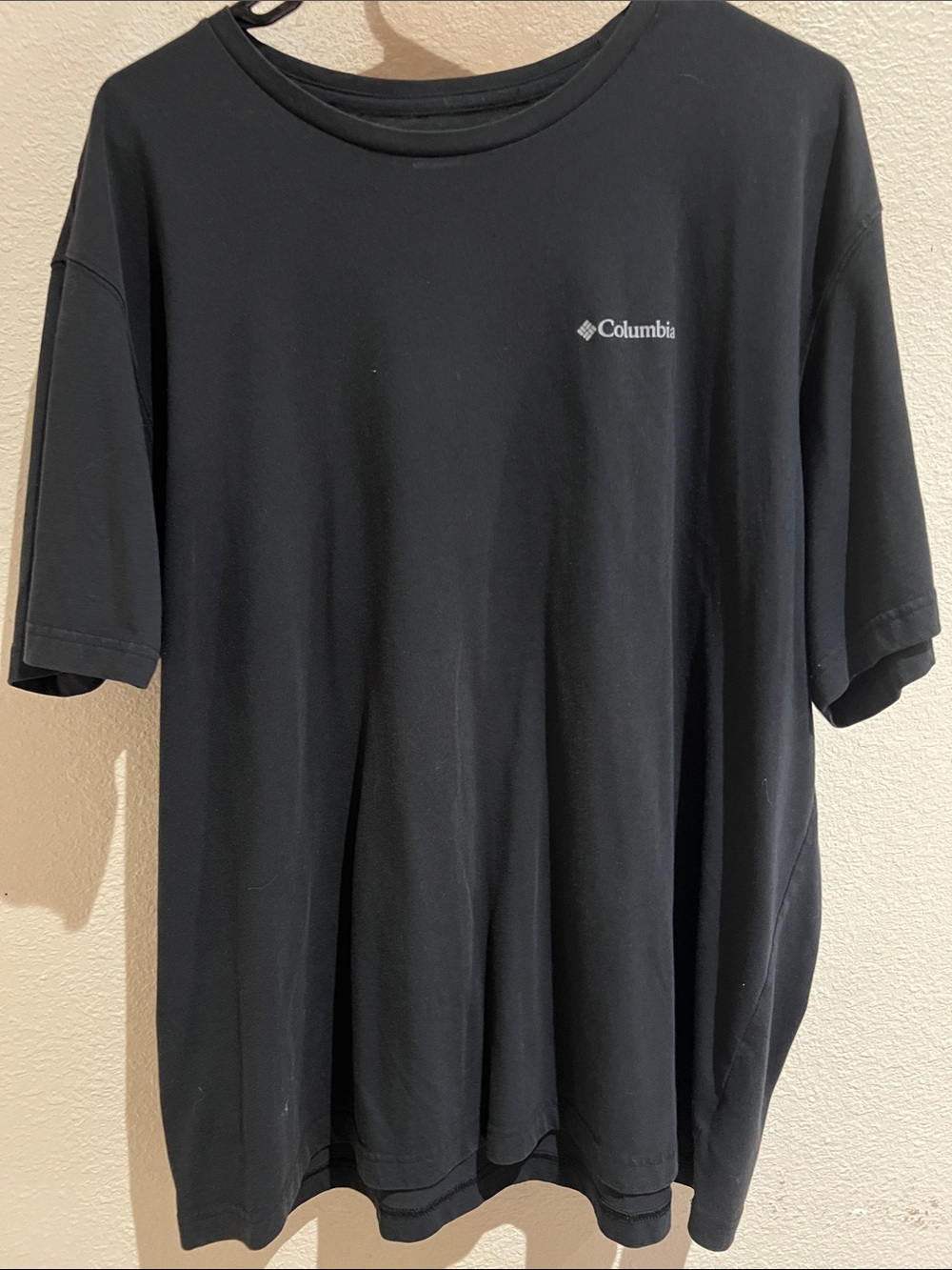 Columbia Black Short-Sleeve Logo Tee